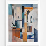 Abstract painting - Colors of Mallorca II