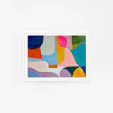 Abstract painting - Colors of Mallorca
