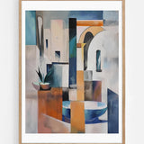 Abstract painting - Colors of Mallorca II