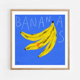 Bananas Art Print | Julieta Fama x decollective