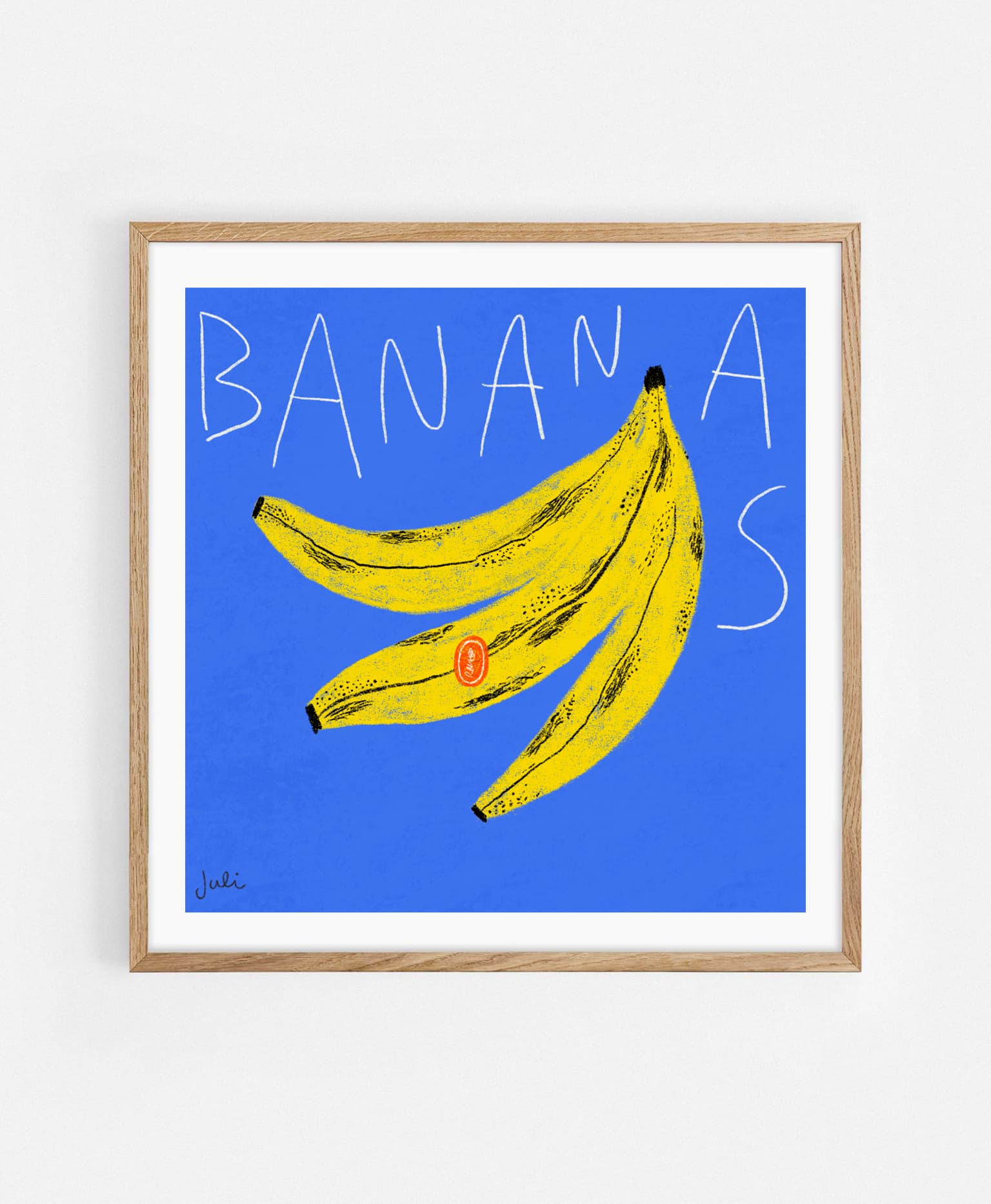 Bananas Art Print | Julieta Fama x decollective