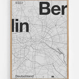 Berlin minimalist map