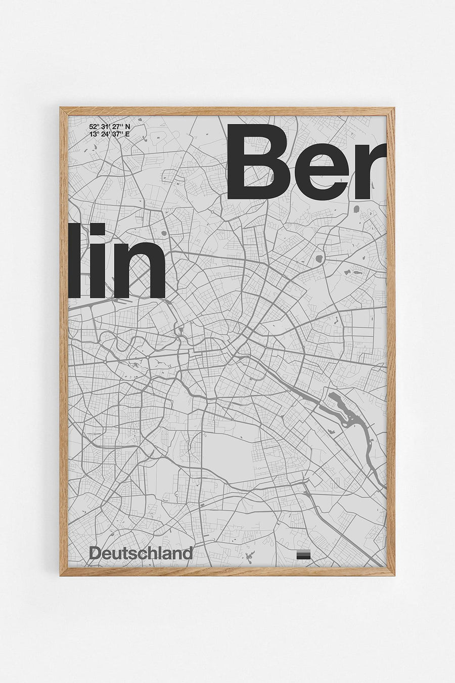 Berlin minimalist map