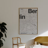 Berlin minimalist map