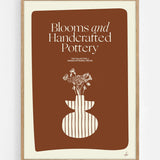 Blooms and Handcrafted Pottery
