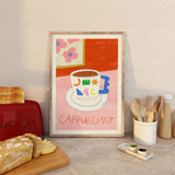 Cappuccino Art Print | Julieta Fama x decollective