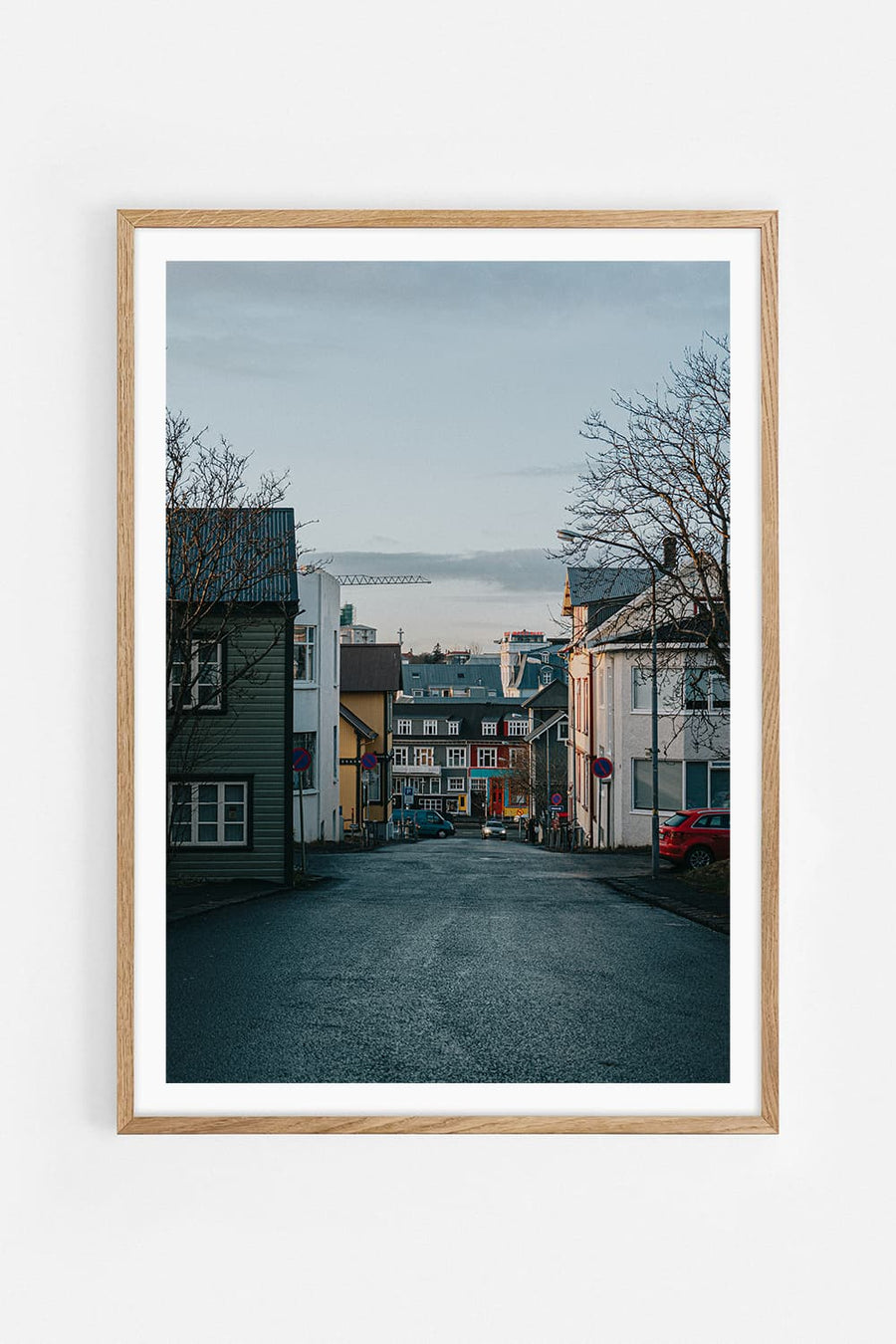 Down the street