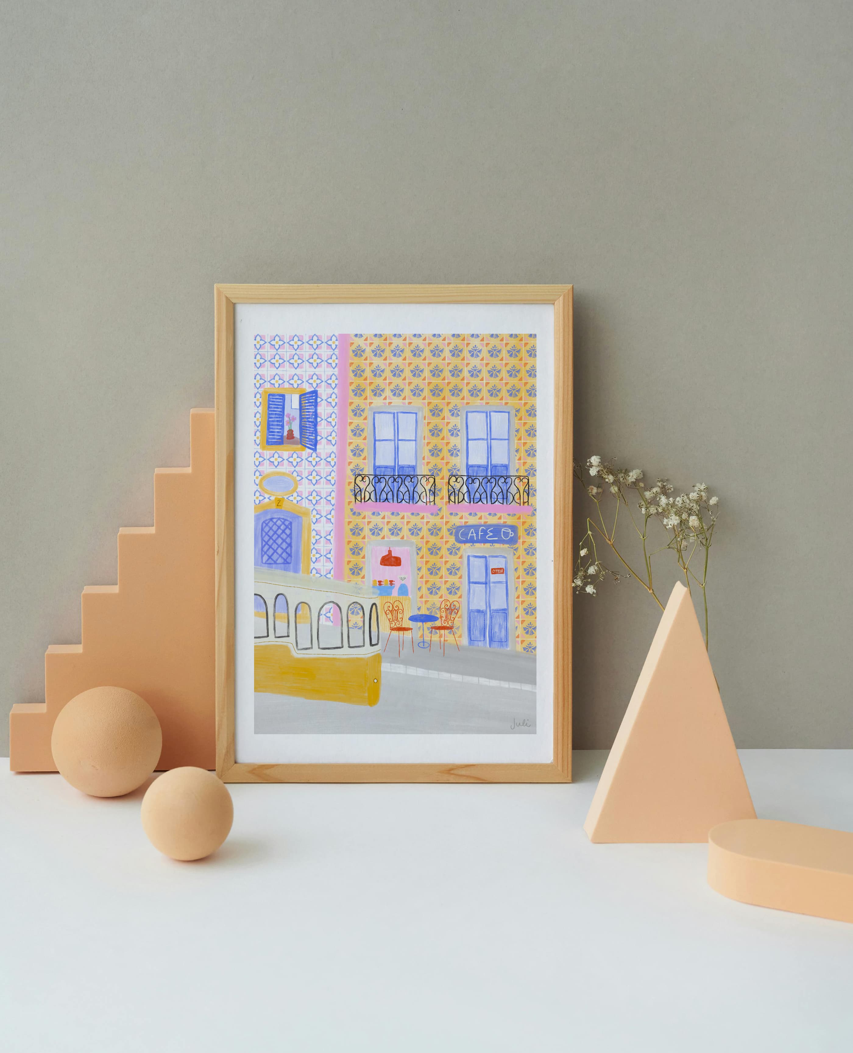 Lisboa Art Print | Julieta Fama x decollective