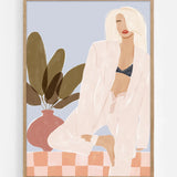 Blonde Fashion Confidence