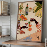 Cheers to you by Arty Guava — framed art print in interior | Decollective