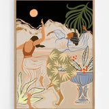 Moonlightdance — Illustration art print by Arty Guava | Buy wall art online | Decollective