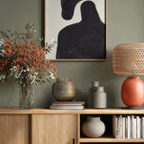 Floating Black Figure