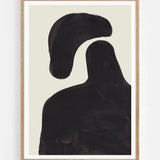 Floating Black Figure