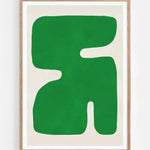 Modern Organic Green — Illustration art print by Vitor Costa | Buy wall art online | Decollective