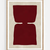 Curved Red Form