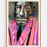 Colorful Striped Man — Illustration art print by Victor Tkachenko | Buy wall art online | Decollective