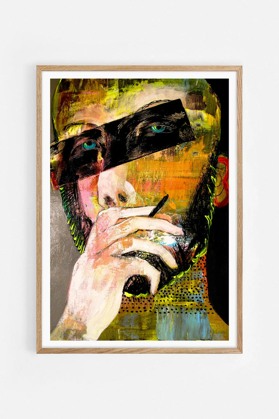 Mysterious Abstract Man — Illustration art print by Victor Tkachenko | Buy wall art online | Decollective