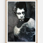 Brooding Monochrome Man — Illustration art print by Victor Tkachenko | Buy wall art online | Decollective