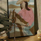 Desert Cowgirl and Cactus