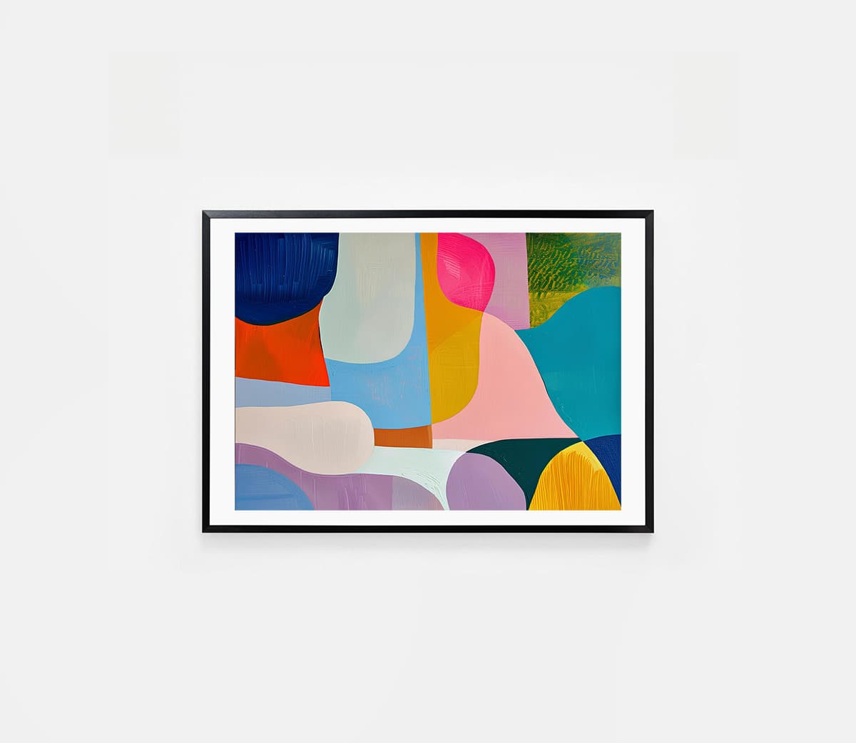 Abstract painting - Colors of Mallorca