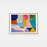 Abstract painting - Colors of Mallorca