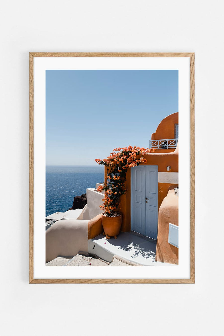 Door in Santorini — Photography art print by Paula Barcia | Buy wall art online | Decollective