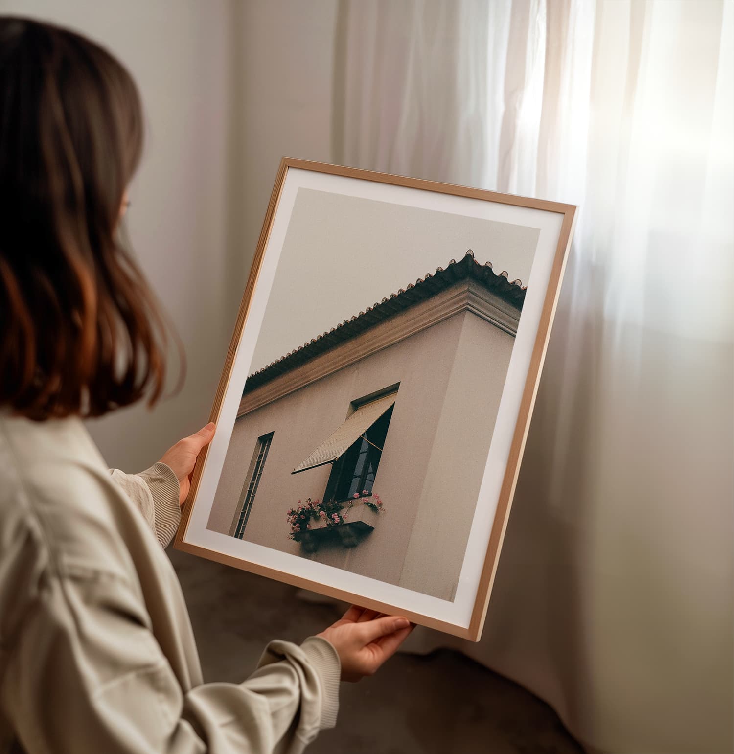 Balcony flowers Art Print | Helena Vereycken x decollective
