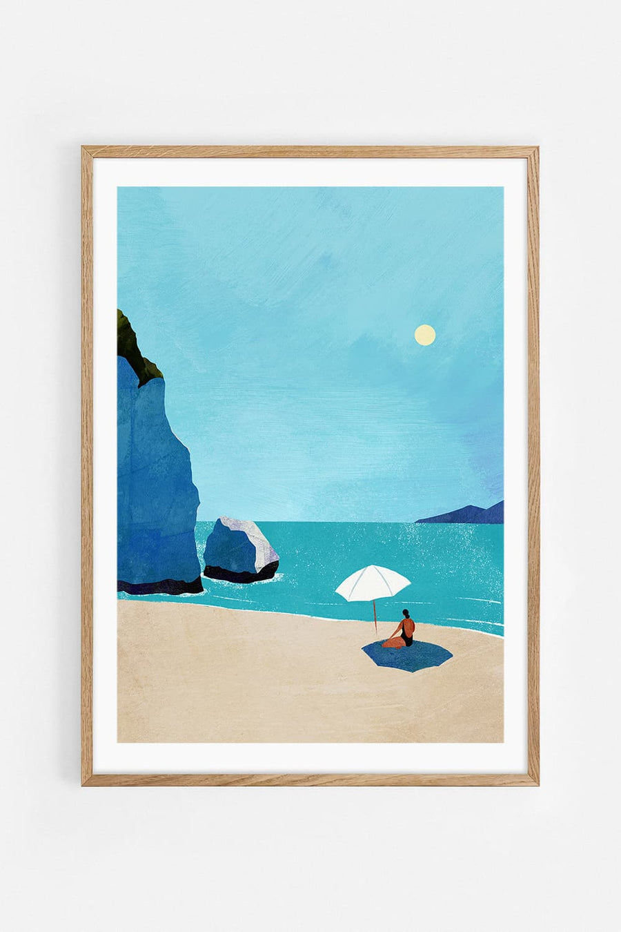 Beach girl III — Illustration art print by Henry Rivers | Buy wall art online | Decollective