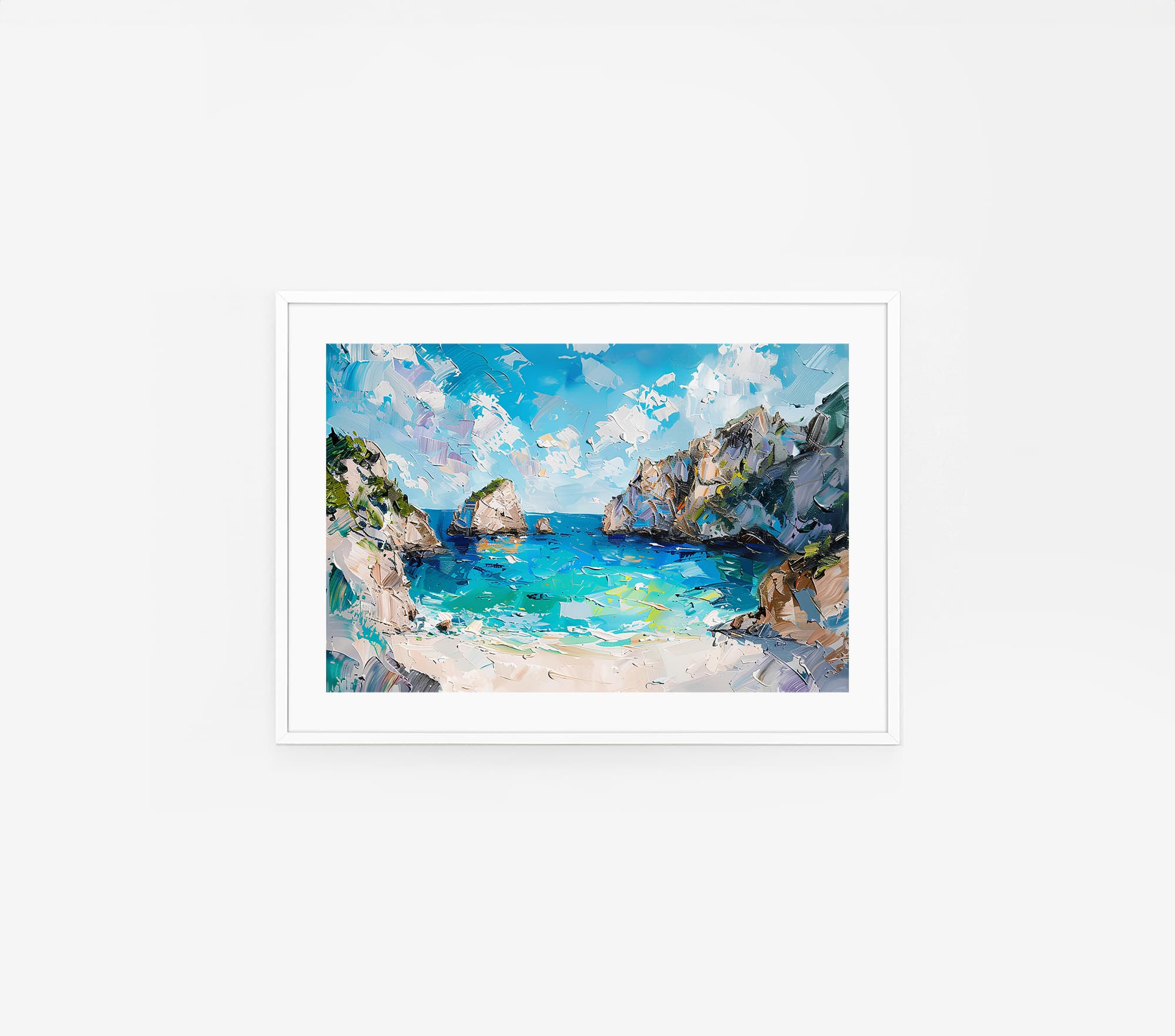 Beach painting