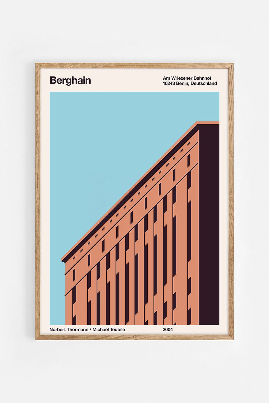 Berghain by day — Illustration art print by Florent Bodart | Buy wall art online | Decollective