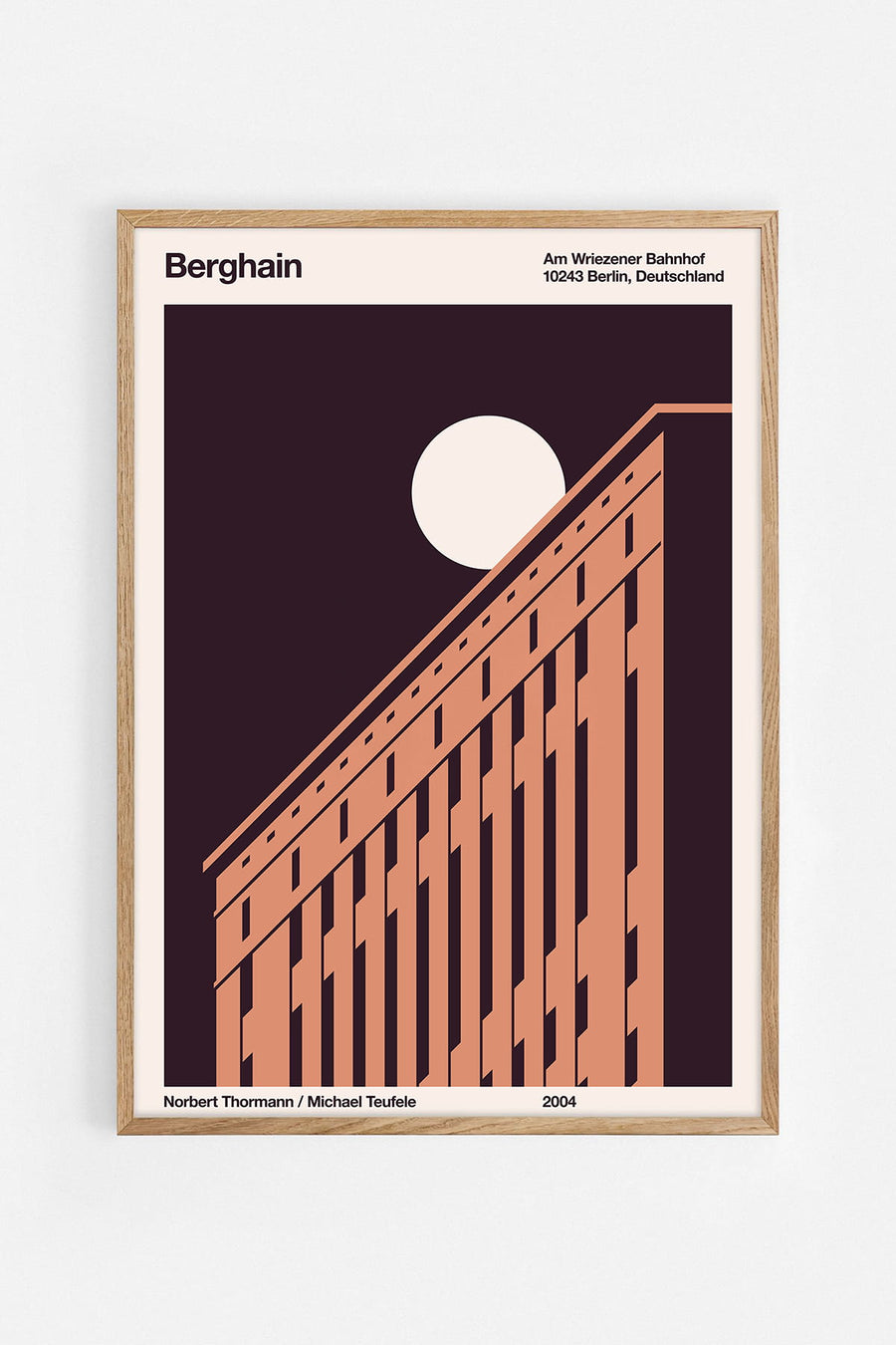 Berghain by night — Illustration art print by Florent Bodart | Buy wall art online | Decollective