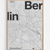 Berlin minimalist map