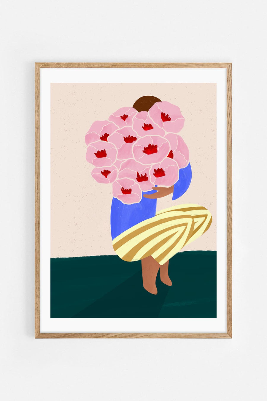 Bouquet of Flowers — Illustration art print by Bea Müller | Buy wall art online | Decollective