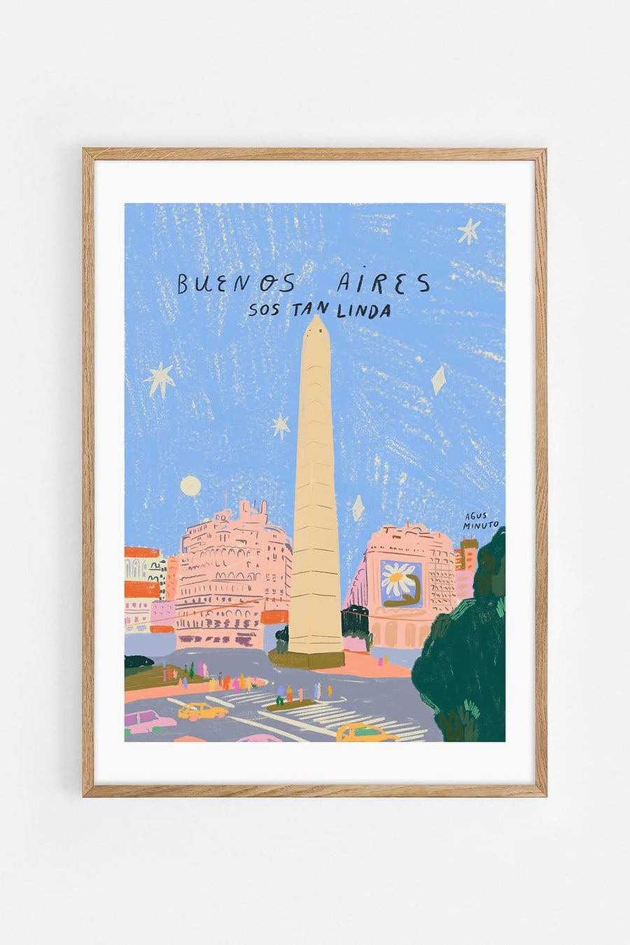 Buenos Aires — Illustration art print by Agus Minuto | Buy wall art online | Decollective