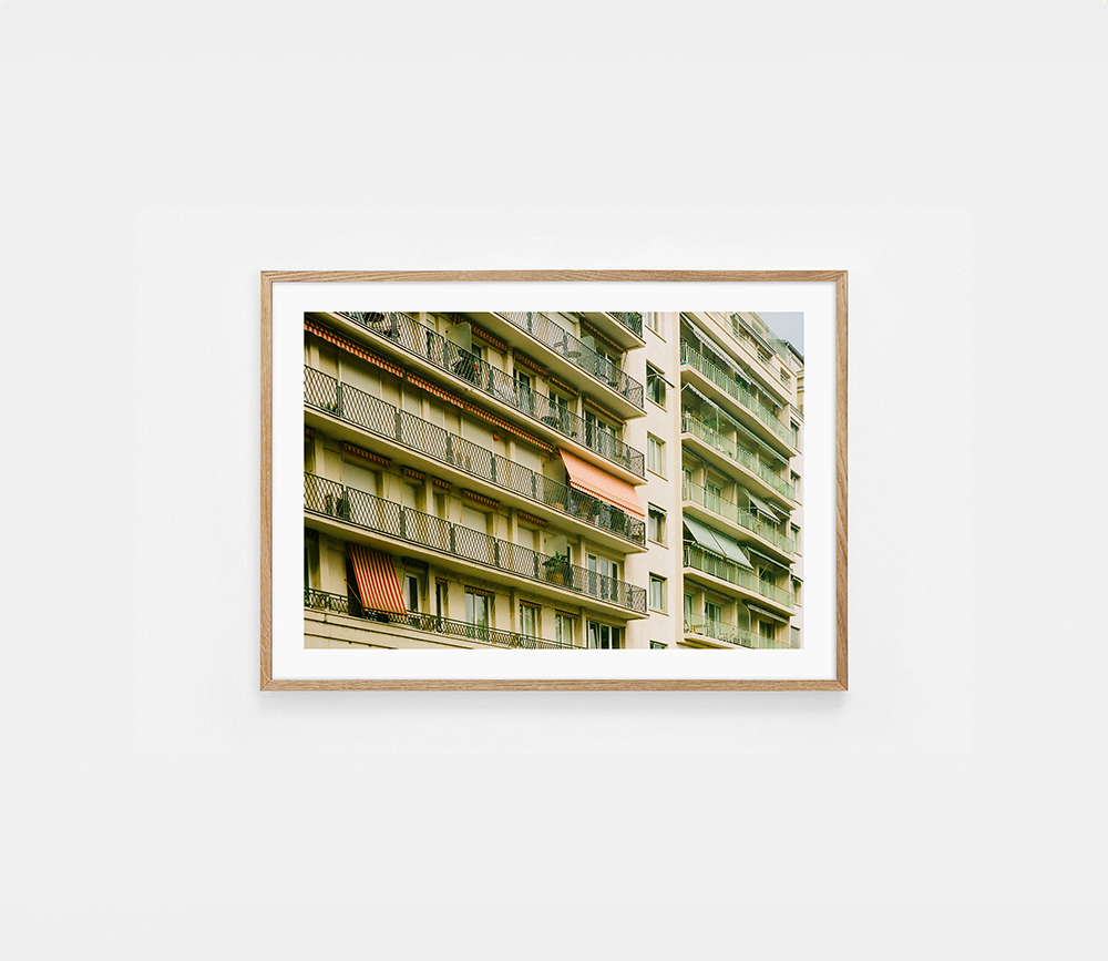 Parisian balconies Art Print | Helena Vereycken x decollective