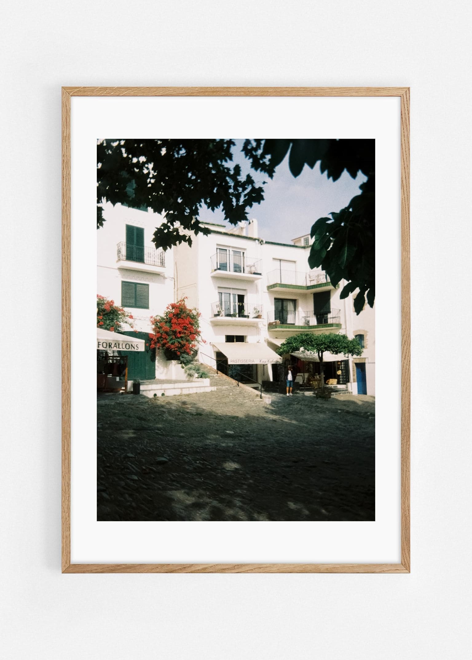 Cadaqués houses Art Print | Nuria Crosas x decollective