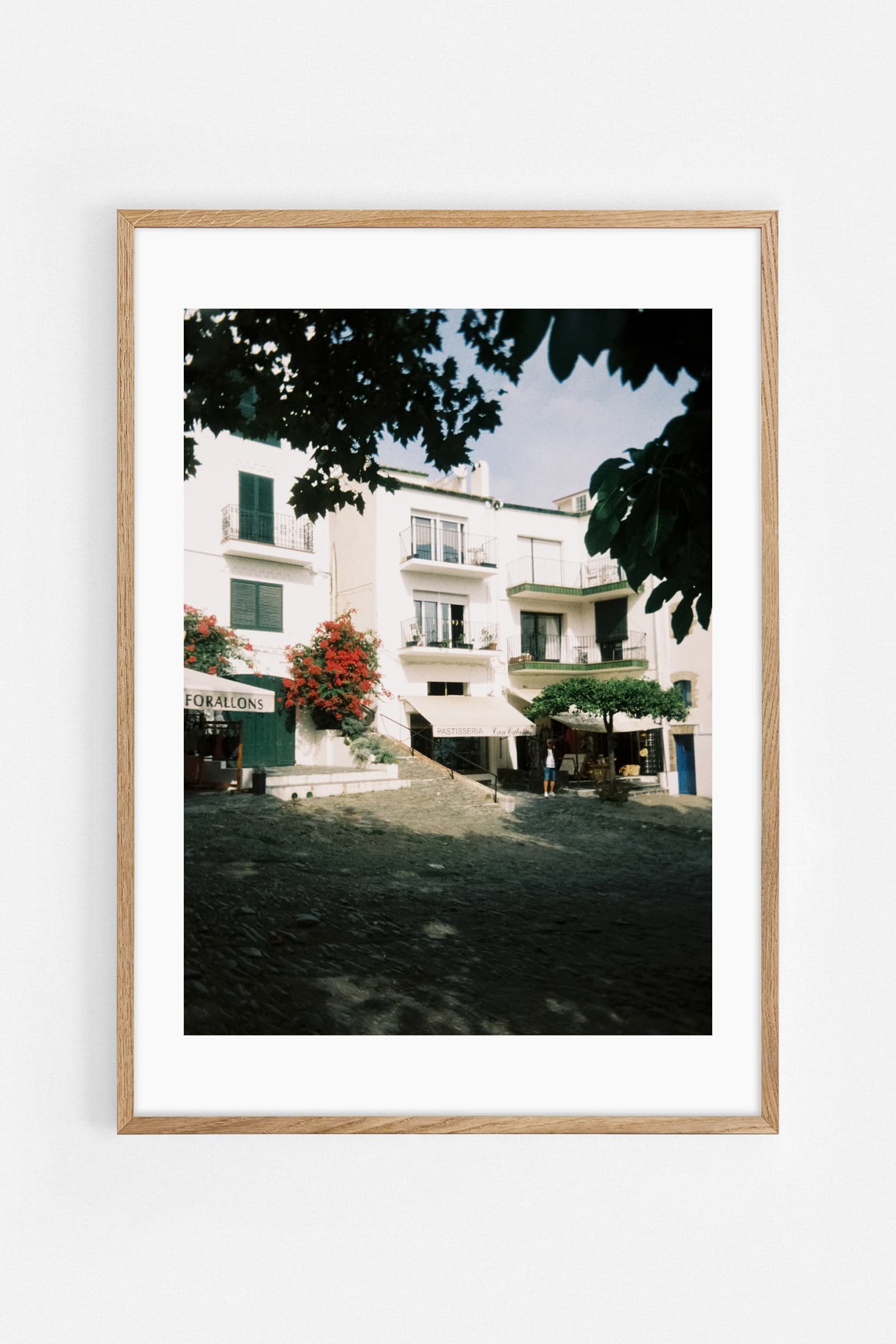 Cadaqués houses Art Print | Nuria Crosas x decollective