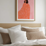 The woman with the swirls