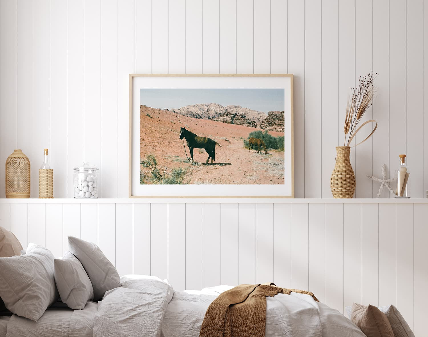 Desert horses Art Print | Helena Vereycken x decollective