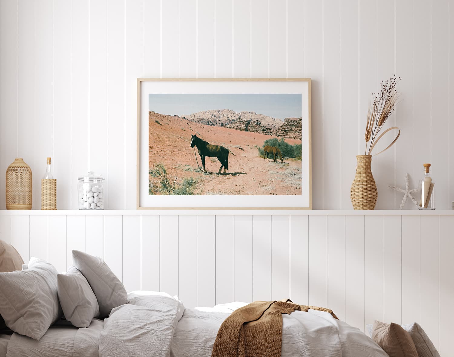 Desert horses Art Print | Helena Vereycken x decollective
