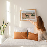 Desert horses Art Print | Helena Vereycken x decollective