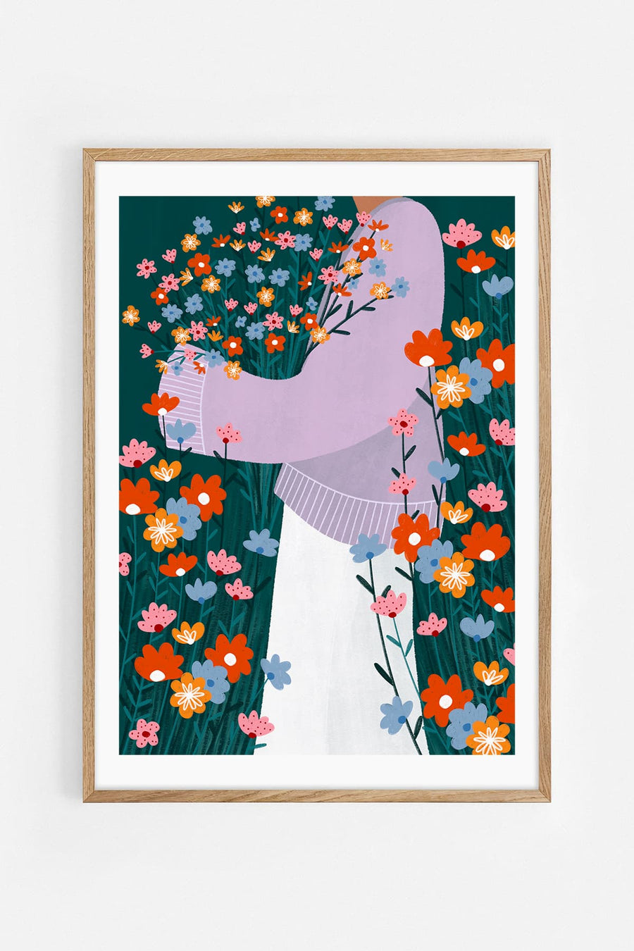 Floral Garden — Illustration art print by Bea Müller | Buy wall art online | Decollective