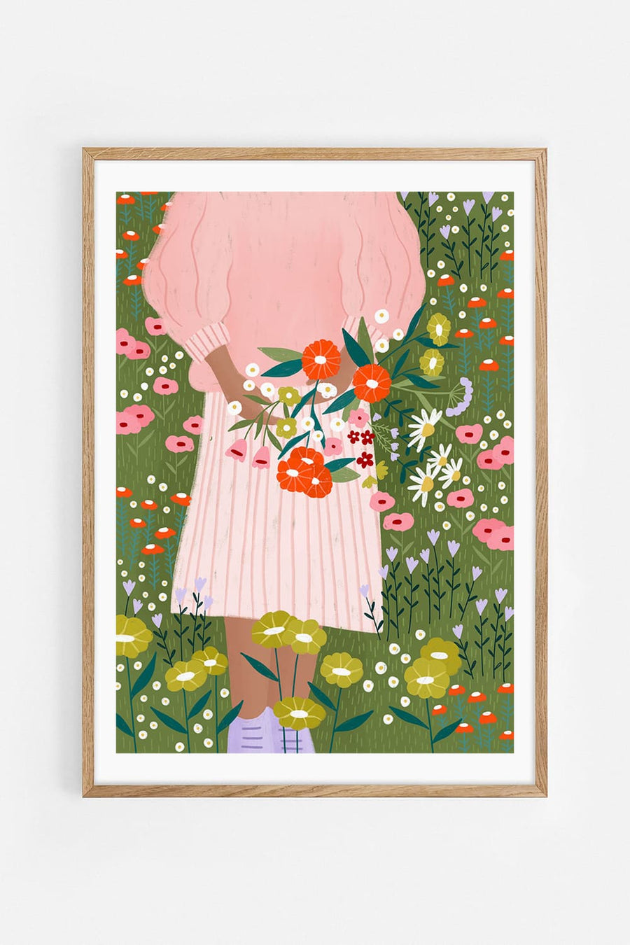 Flower Farm — Illustration art print by Bea Müller | Buy wall art online | Decollective