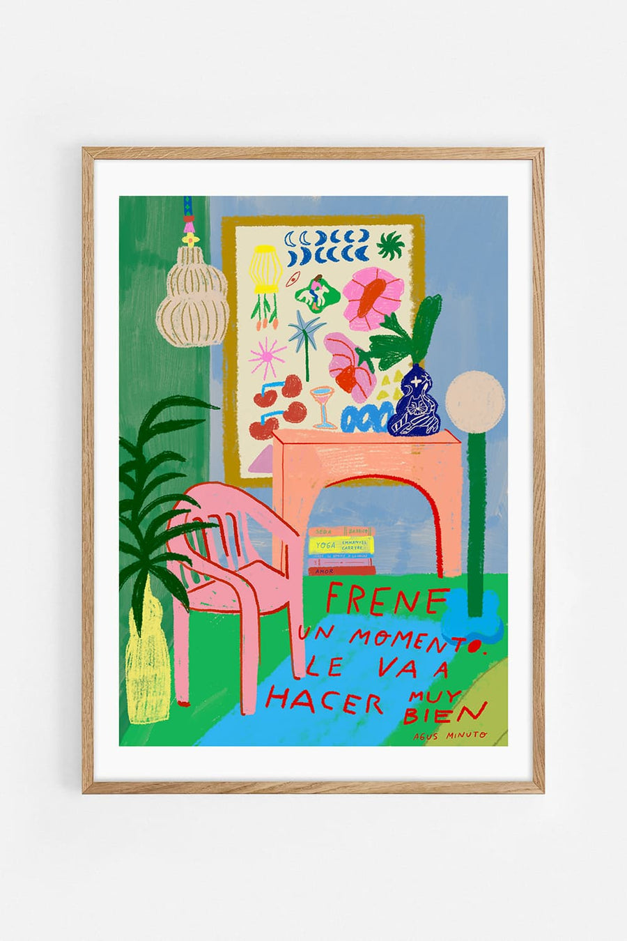 Frene un momento — Illustration art print by Agus Minuto | Buy wall art online | Decollective