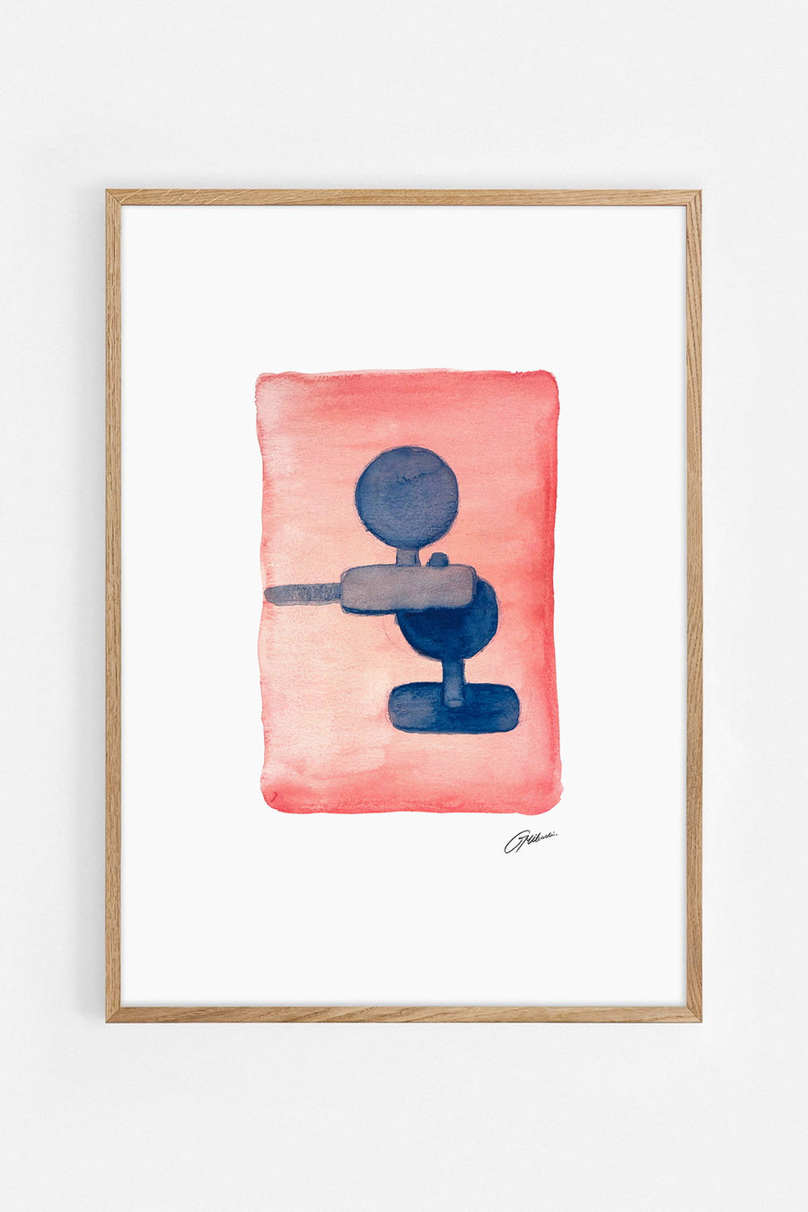 Holding — Illustration art print by Gabriella Milewski | Buy wall art online | Decollective