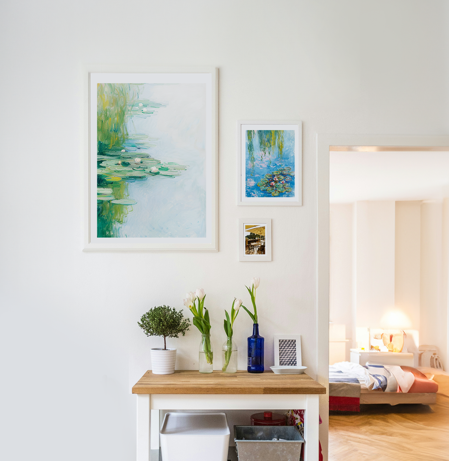 Homage to Monet I Art Print | Nuria Crosas x decollective