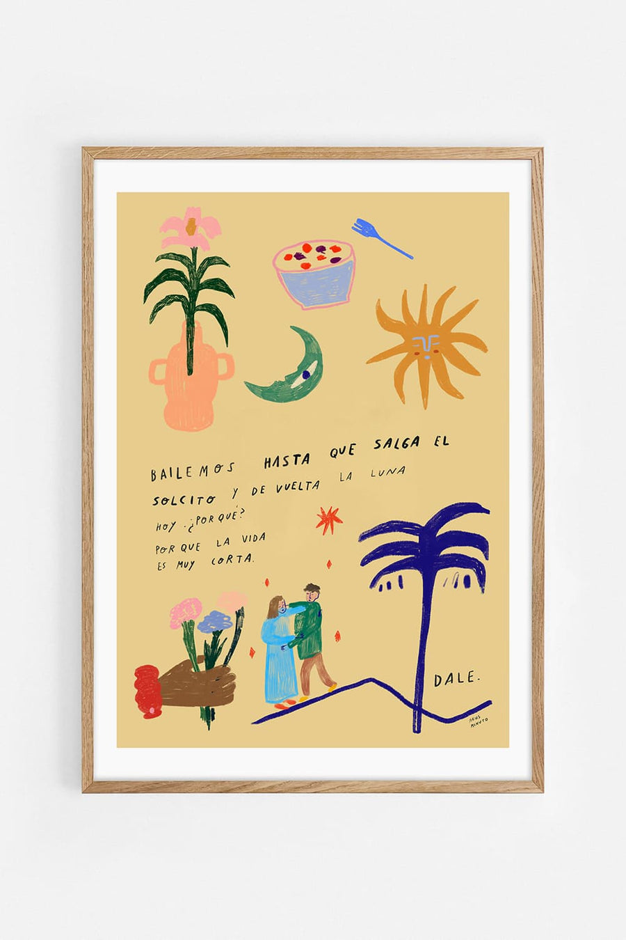 Hoy — Illustration art print by Agus Minuto | Buy wall art online | Decollective