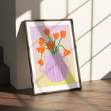 I can buy myself (orange) flowers Art Print | Julieta Fama x decollective