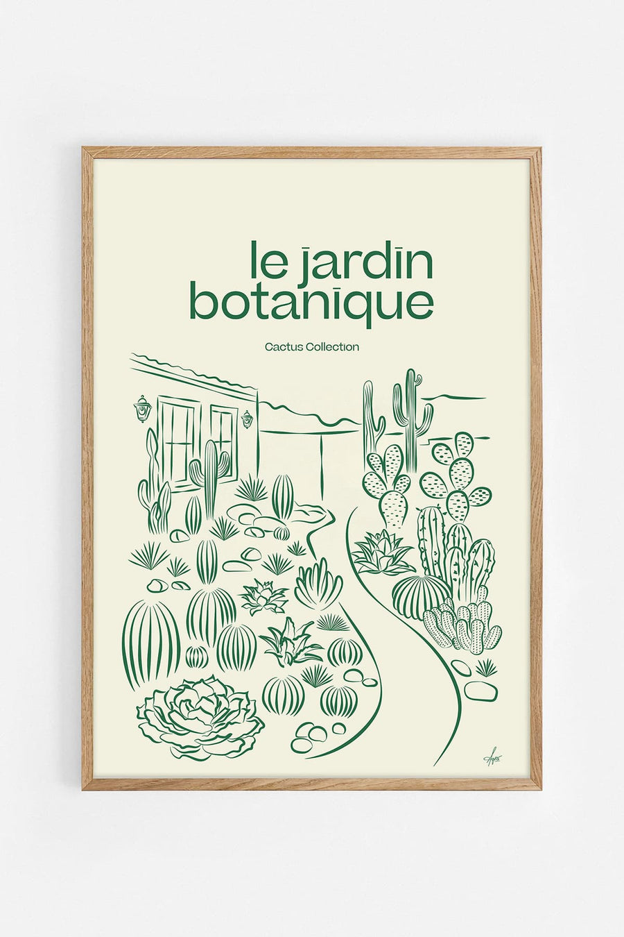 Le Jardin Botanique — Illustration art print by Agustina Buerba | Buy wall art online | Decollective