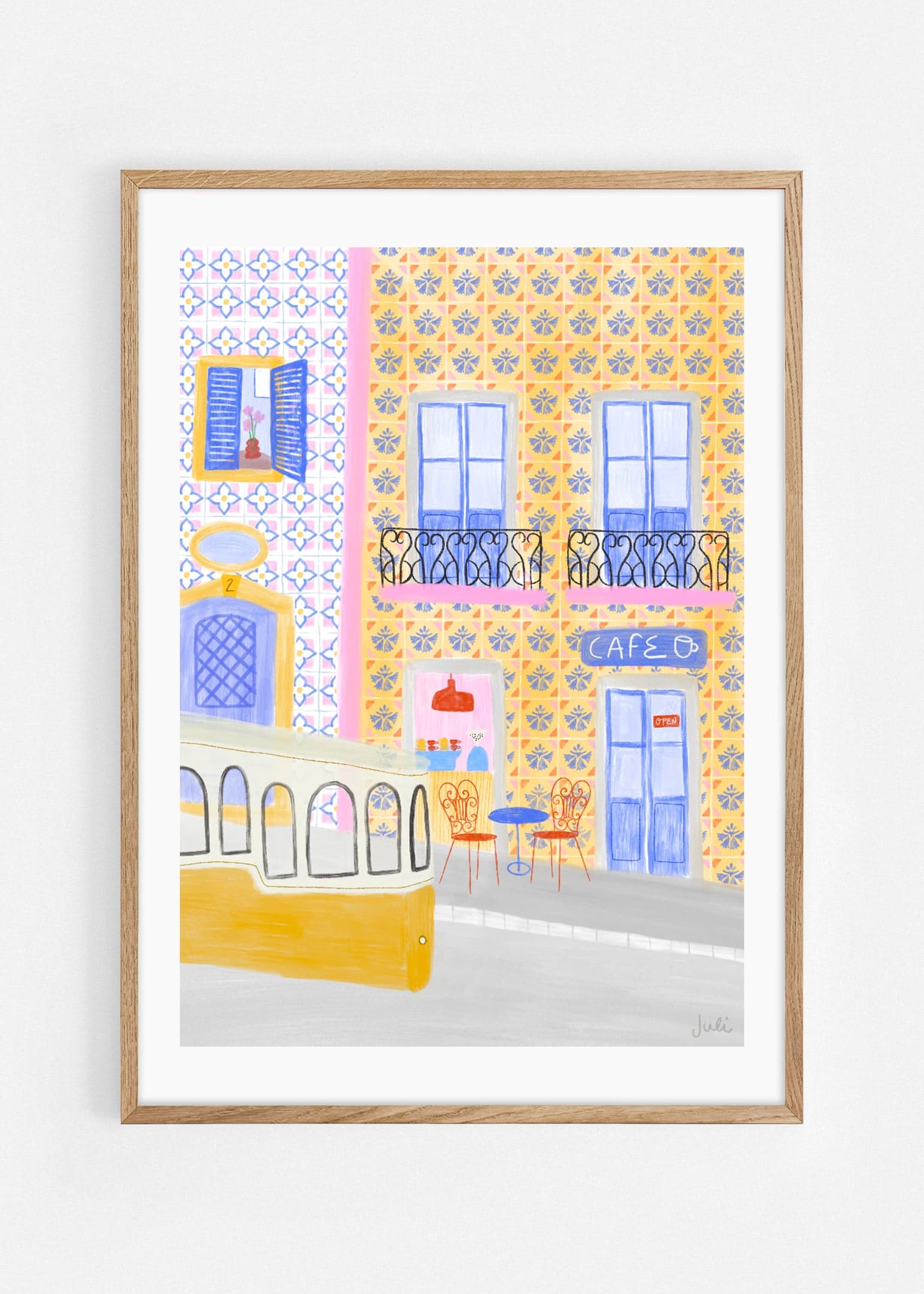 Lisboa Art Print | Julieta Fama x decollective